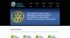 Desktop Screenshot of goffstownrotary.org